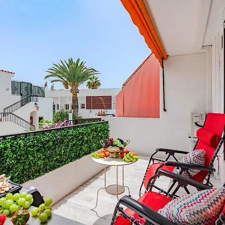 Apartamento 1 минута до пляжа, кондиционер, барбекю, Wi-fi Playa de las Americas (Tenerife)