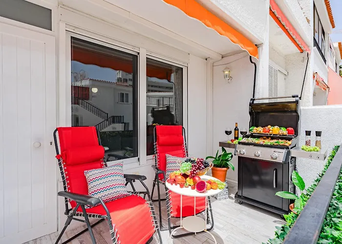 Apartman 1 минута до пляжа, кондиционер, барбекю, Wi-fi Playa de las Américas