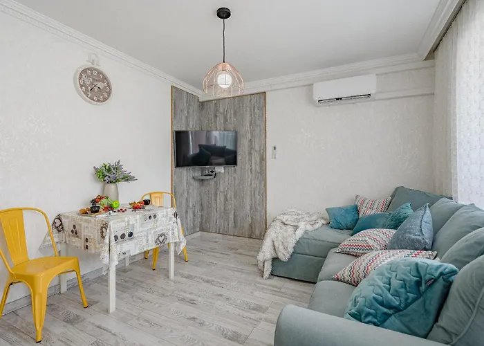 1 минута до пляжа, кондиционер, барбекю, Wi-fi